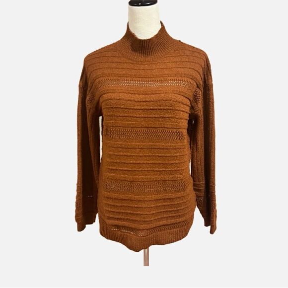 Burnt orange sweater. - Picture 1 of 8